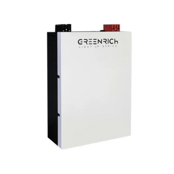 greenrich-wall-mount-lithium-495kwh-512v-battery Greenrich Wall Mount Lithium 4.95kWh 51.2V Battery